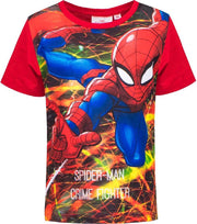 Marvel Spiderman T-shirt - rood - maat 98 (3 jaar)
