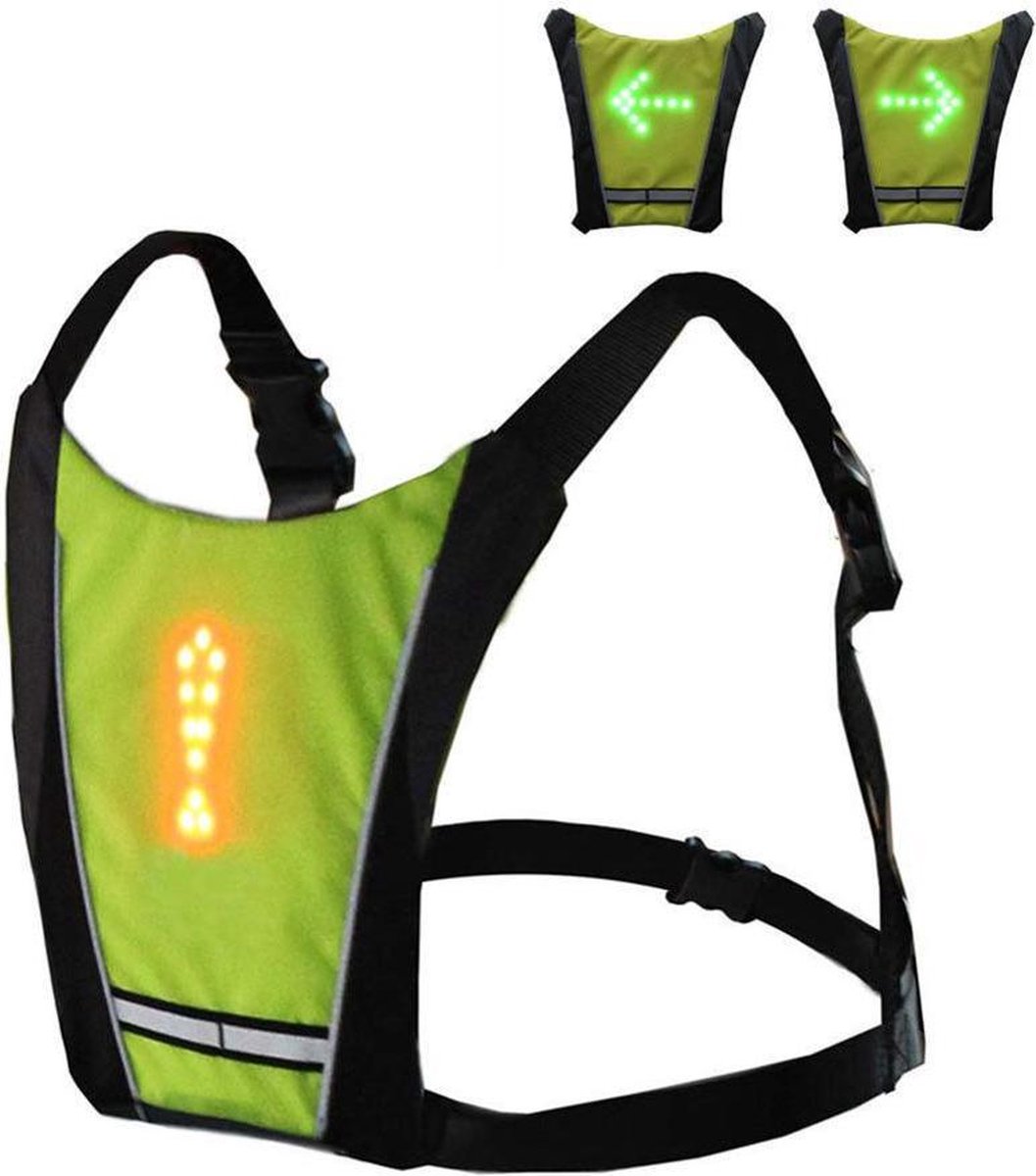 Reflectievest | Veiligheidsvest | LED vest | Reflecterend vest | Fietsverlichting LED | Fietsverlichting