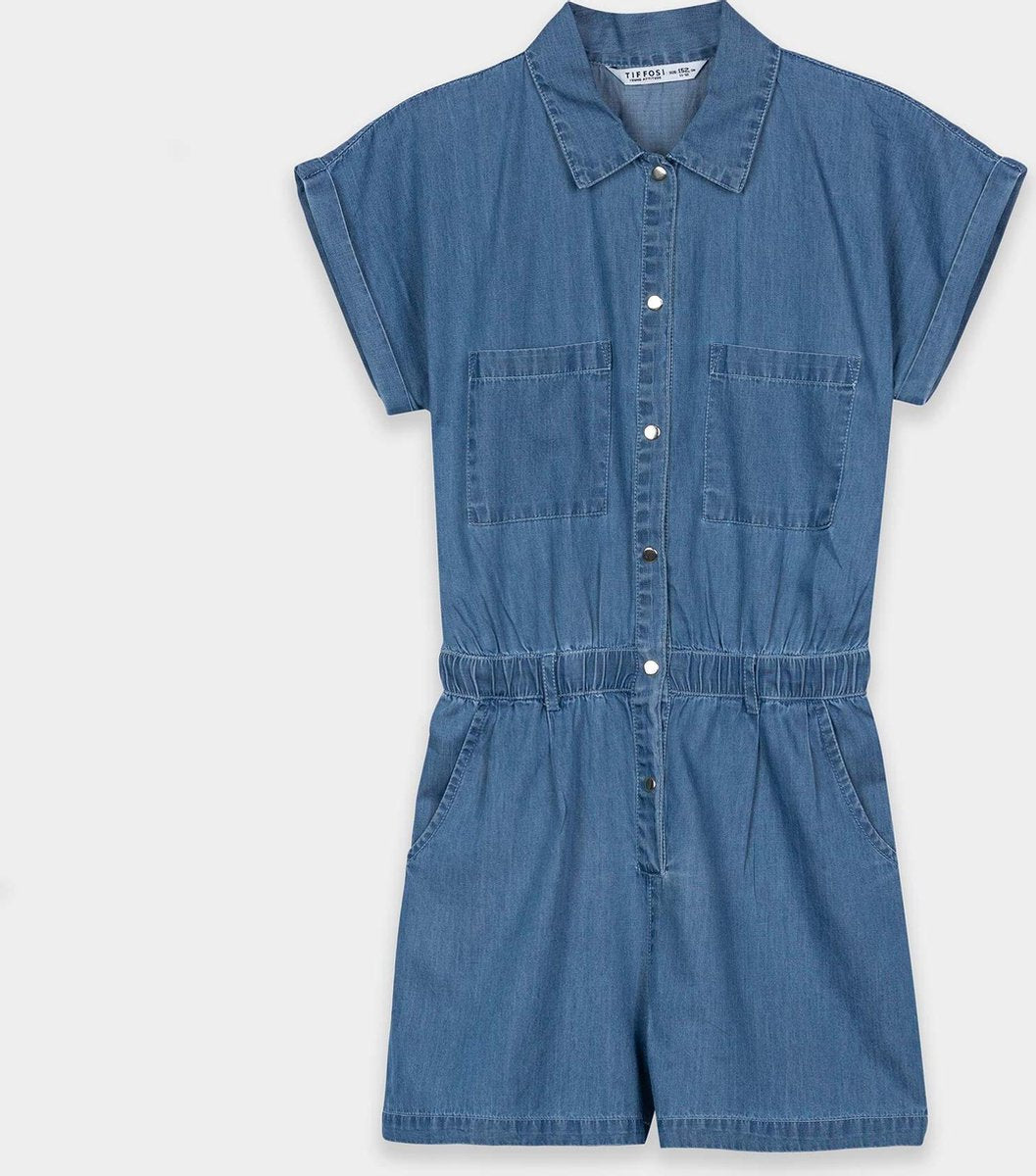 Tiffosi jumpsuit met drukknopen maat 140