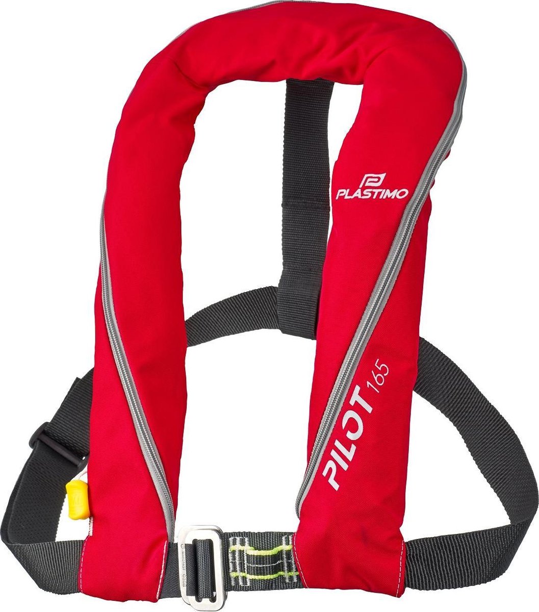 Plastimo Pilot 165N automatisch rood met harnass