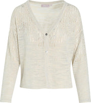 Cassis - Gebreide cardigan - Wit