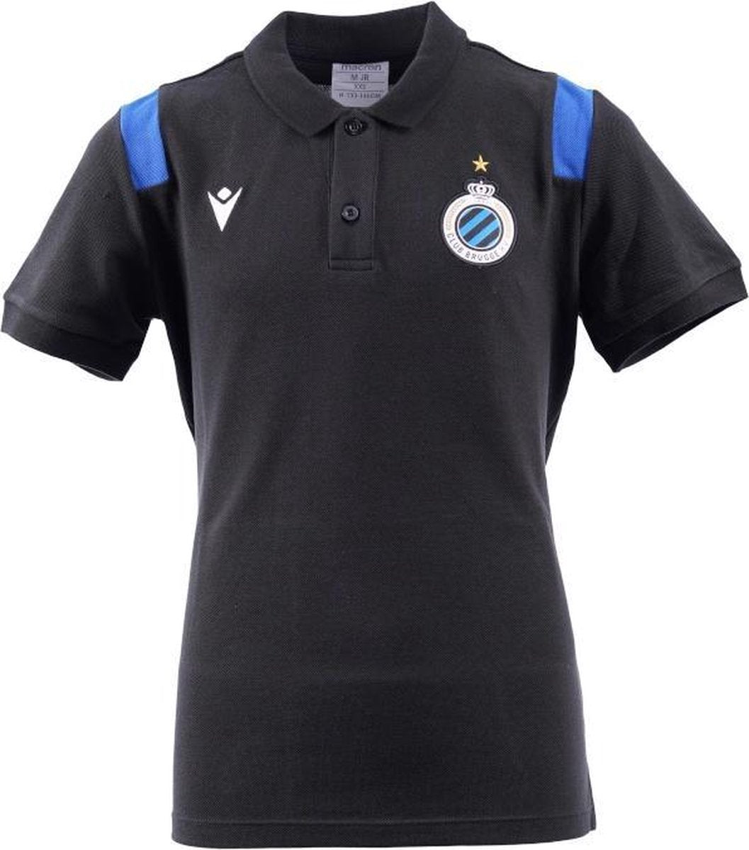 Polo Zwart Macron kids