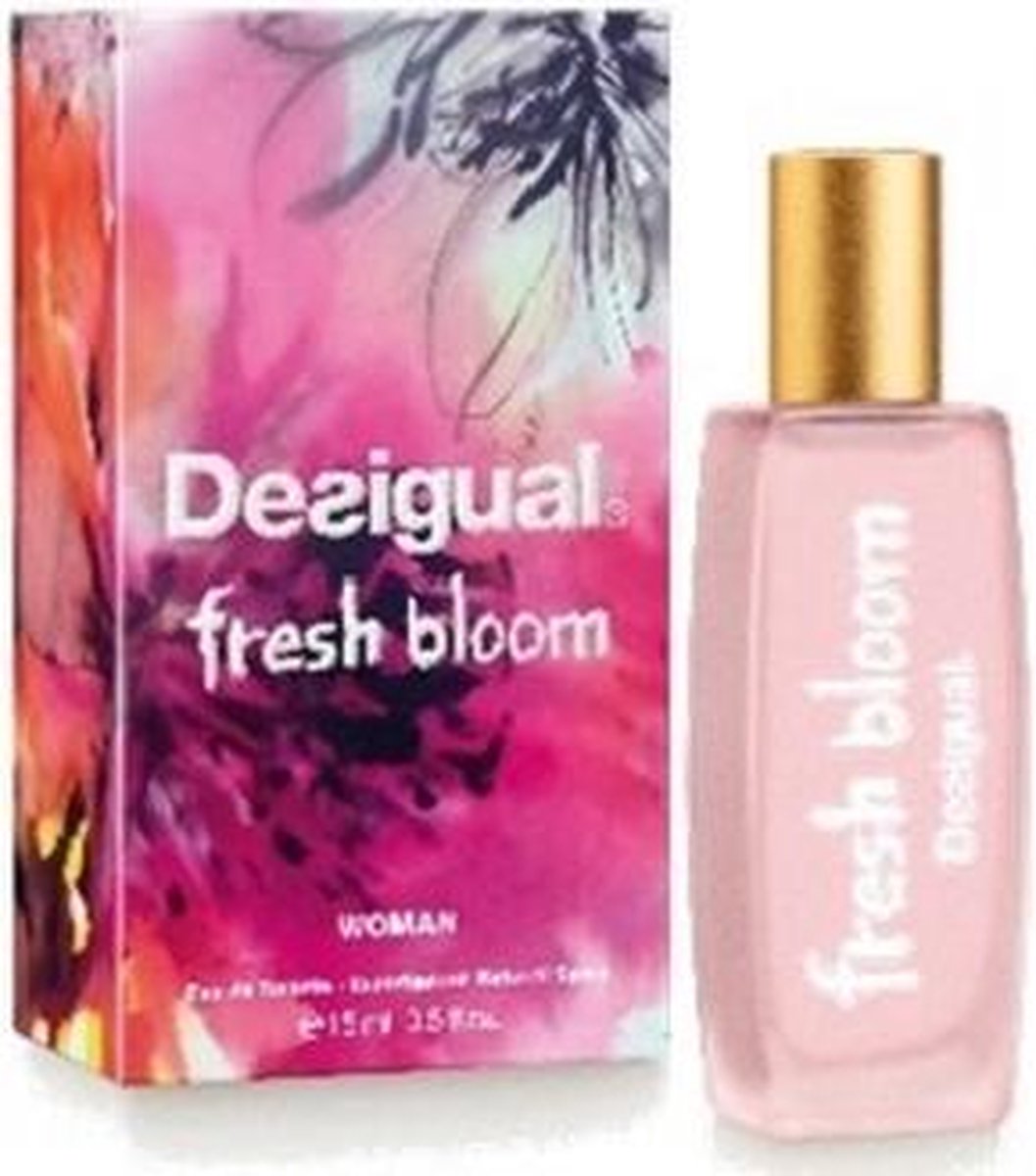 MULTI BUNDEL 3 stuks Desigual Fresh Bloom Eau De Toilette Spray 15ml