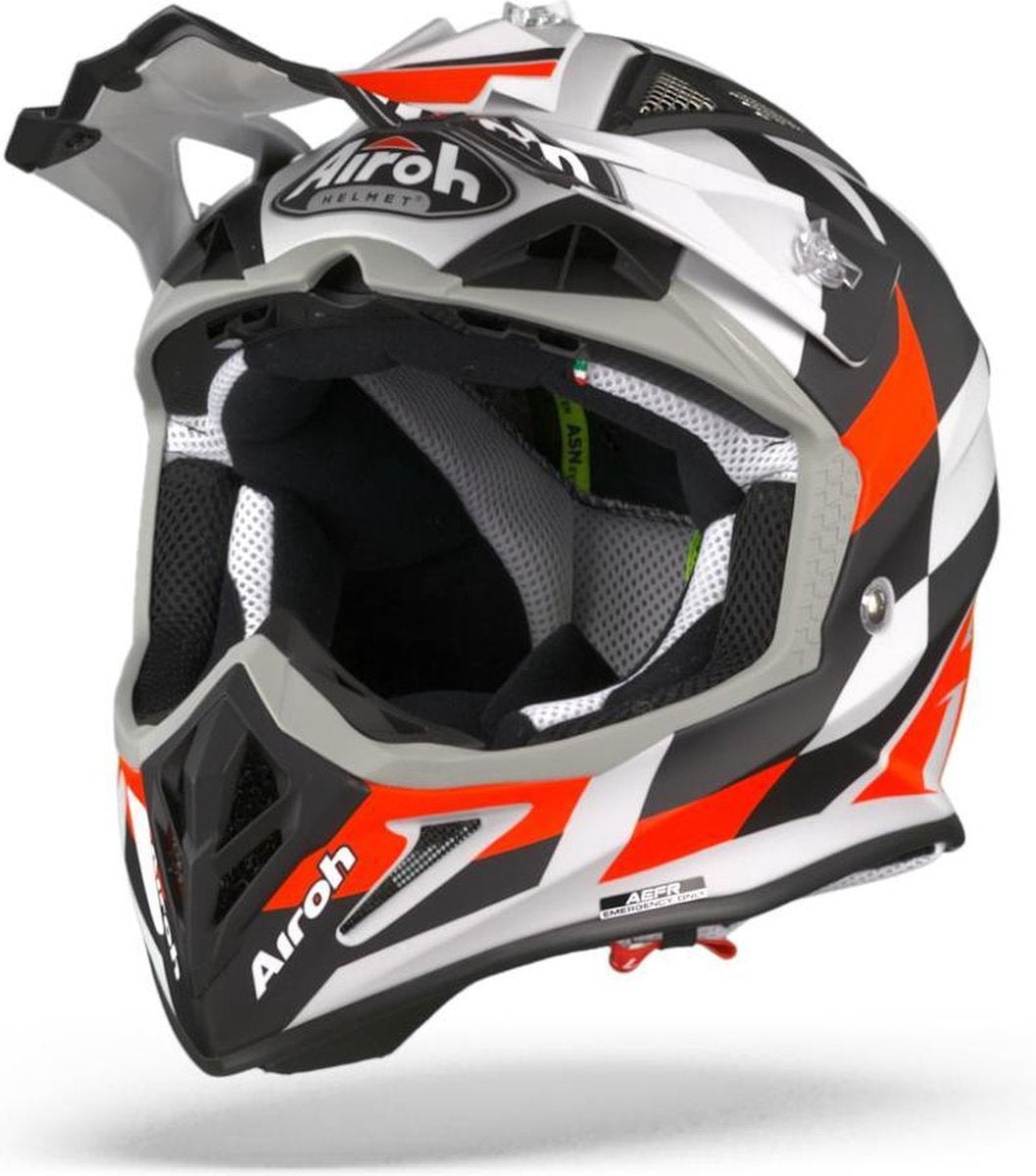 Airoh Aviator Ace Trick Red Matt Motocross Crosshelm - Motorhelm - Maat S