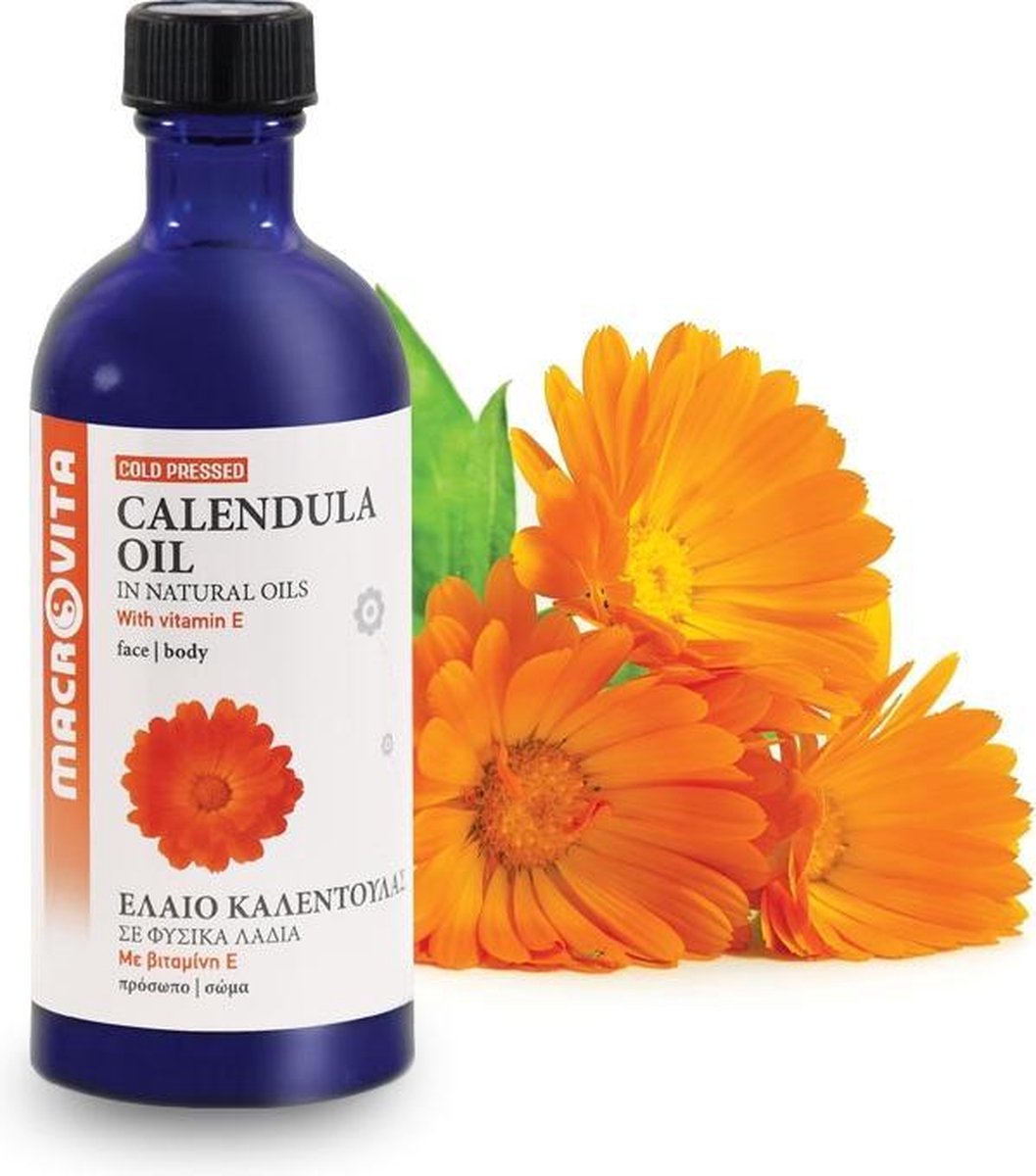 Macrovita Koudgeperste Calendula-olie - Huidolie
