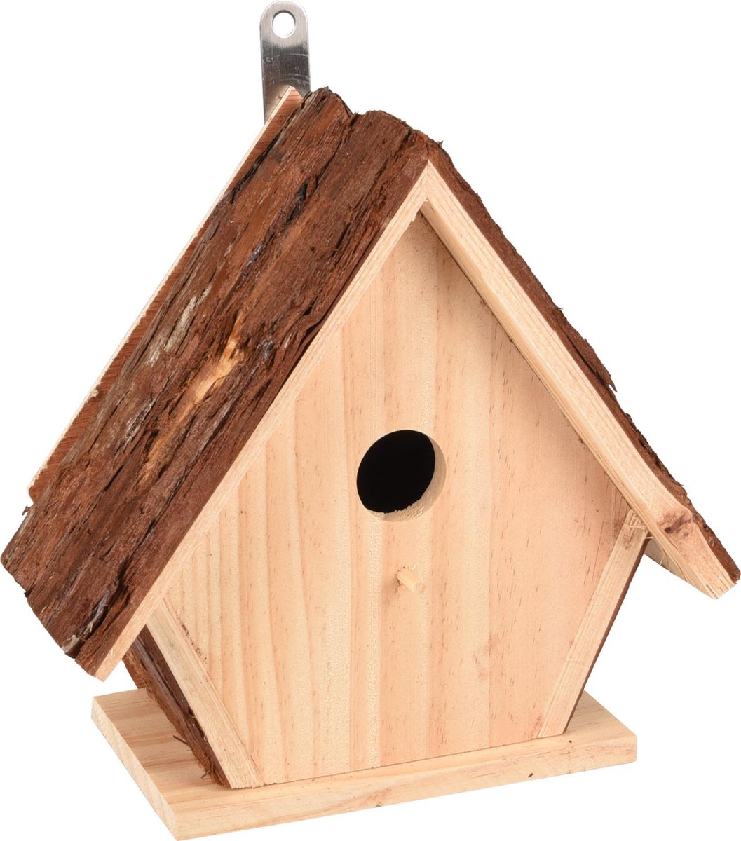 Flamingo Nestkastje gisel hout natuur 24x12