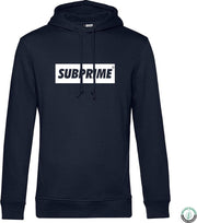 Subprime - Heren Hoodies Hoodie Block Navy - Blauw - Maat L
