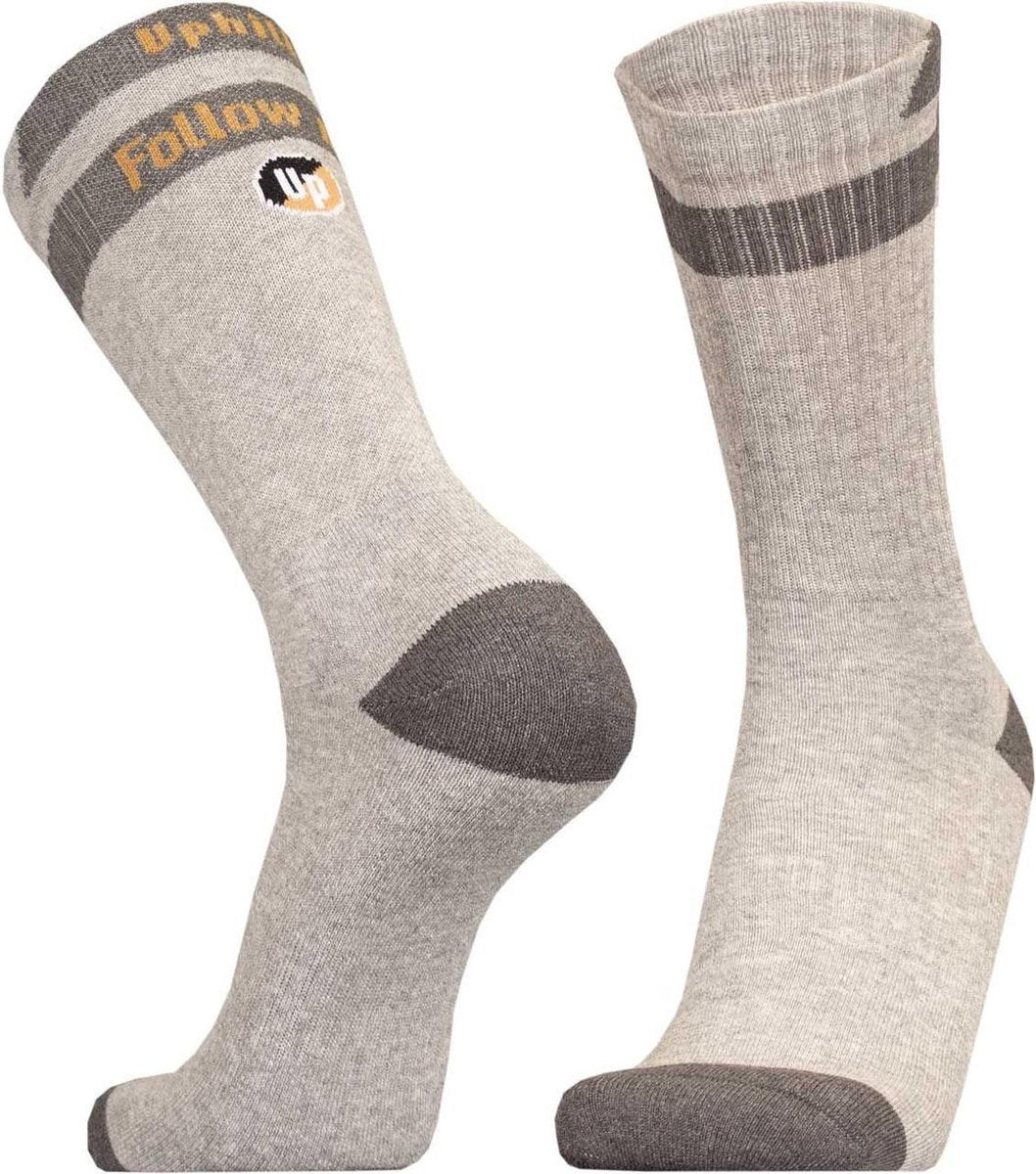 Uphillsport Hardloopsokken Follow Me Polyester Grijs Maat 35-38