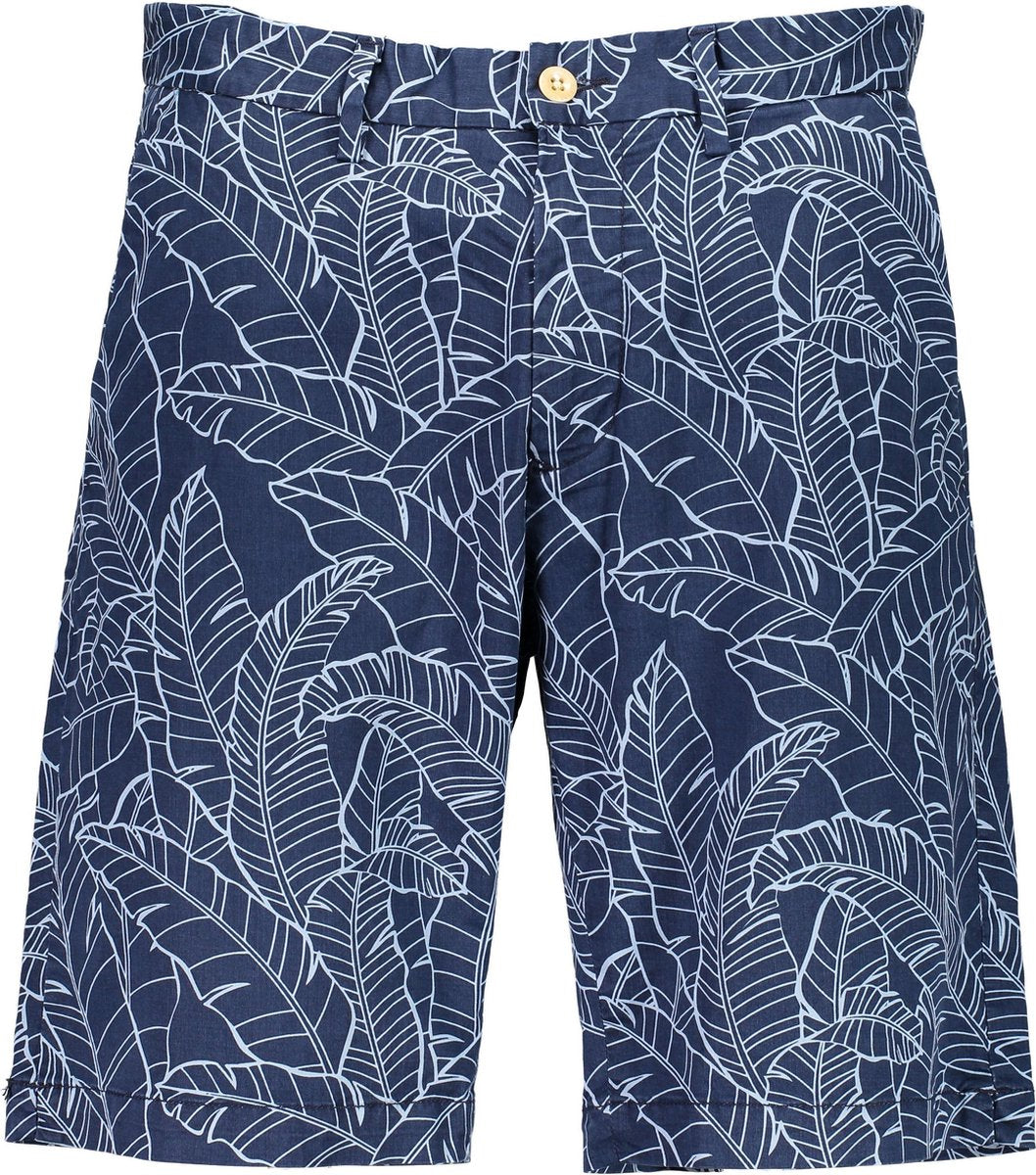Gant Korte Broek Blauw  - Maat W32 - Heren - Lente/Zomer Collectie - Katoen;Elastaan