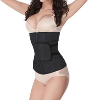 LOUZIR 'Waist Plus' sport waisttrainer - Neopreen- nylon 7 stalen baleinen - Afslank Band- corset- Buik Korset Belt -maat L