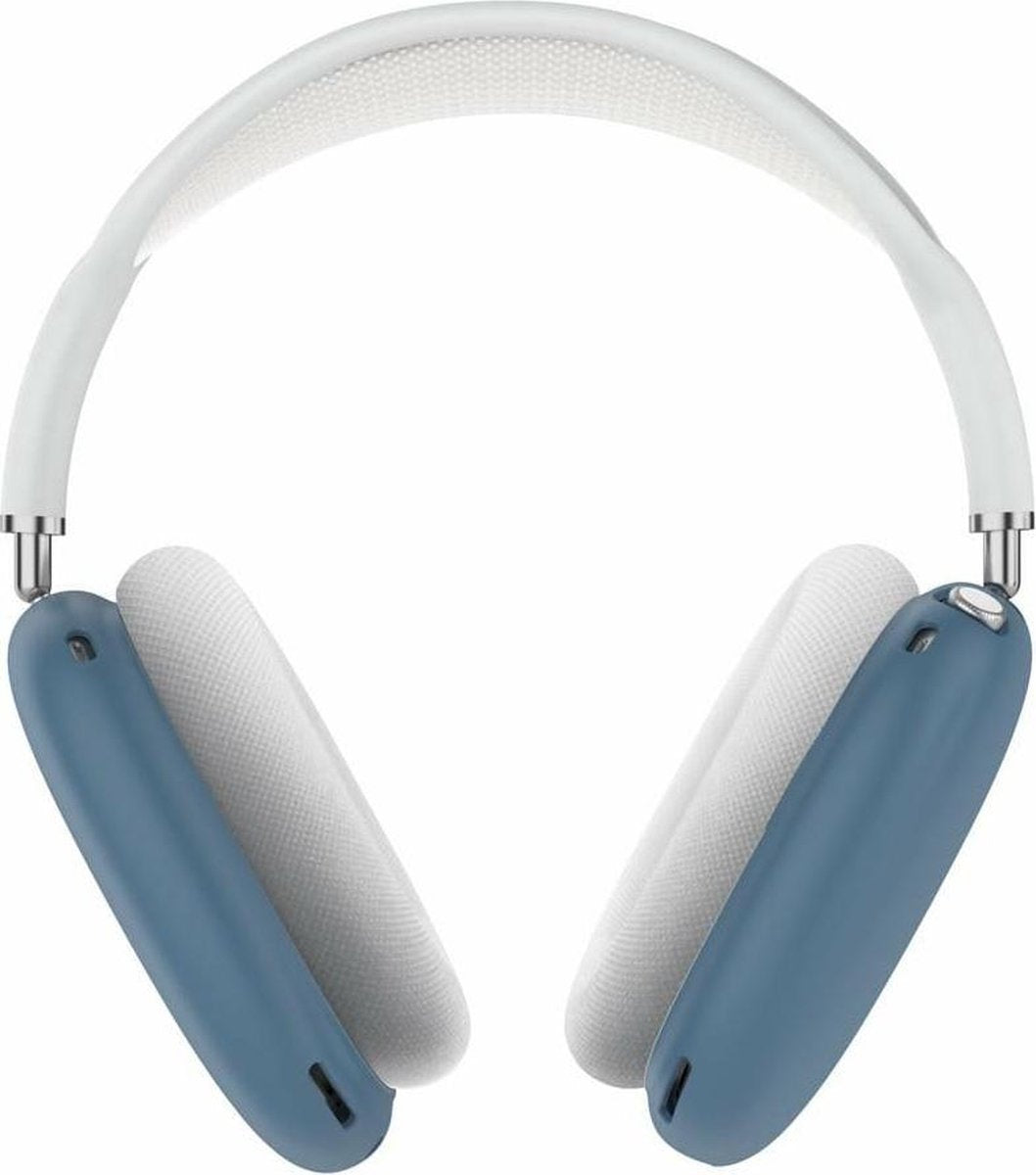 Airpods Max Headset Cover Case - Siliconen Blauw | Watchbands-shop.nl