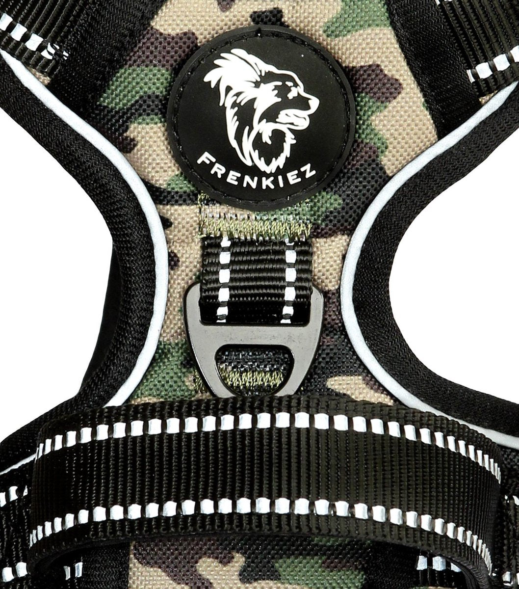 Frenkiez reflective no pull lockable harness