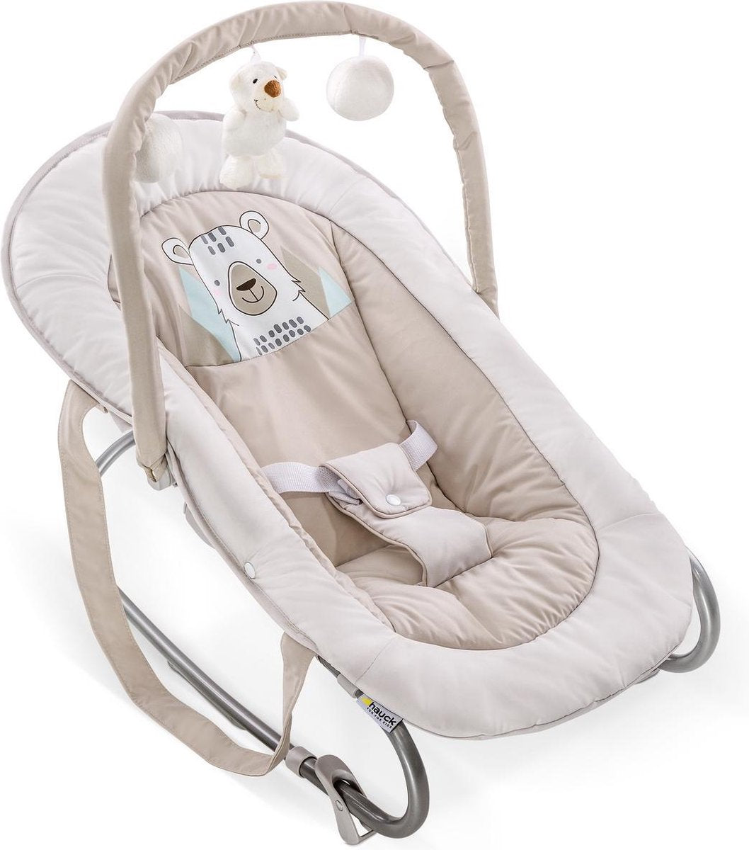 Hauck Bungee Deluxe Wipstoel - Beige/Grey