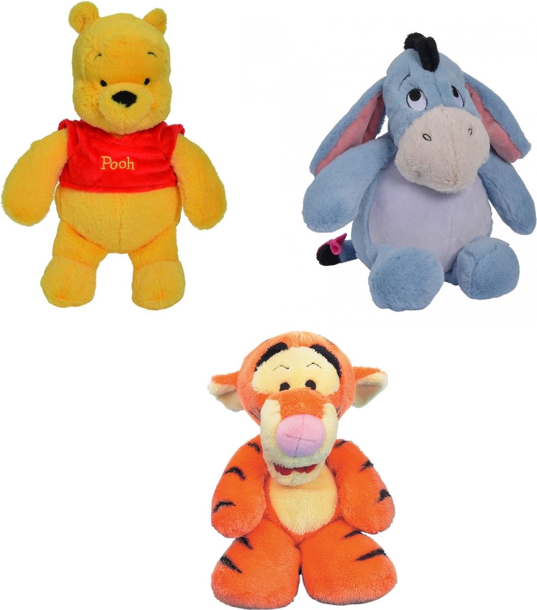 Disney Winnie The Poeh knuffelset (Winnie