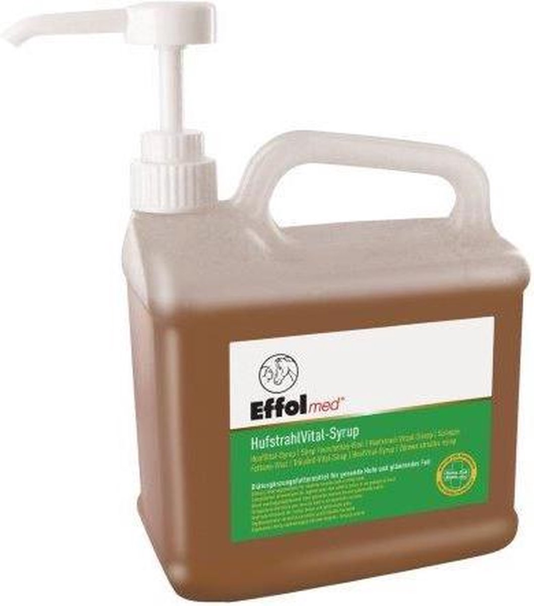 RelaxPets - Effol Med - Hoefstraal Vitaal Siroop - HufstrahlVital Siroop - Permanent Sterke Hoeven - 1 Liter