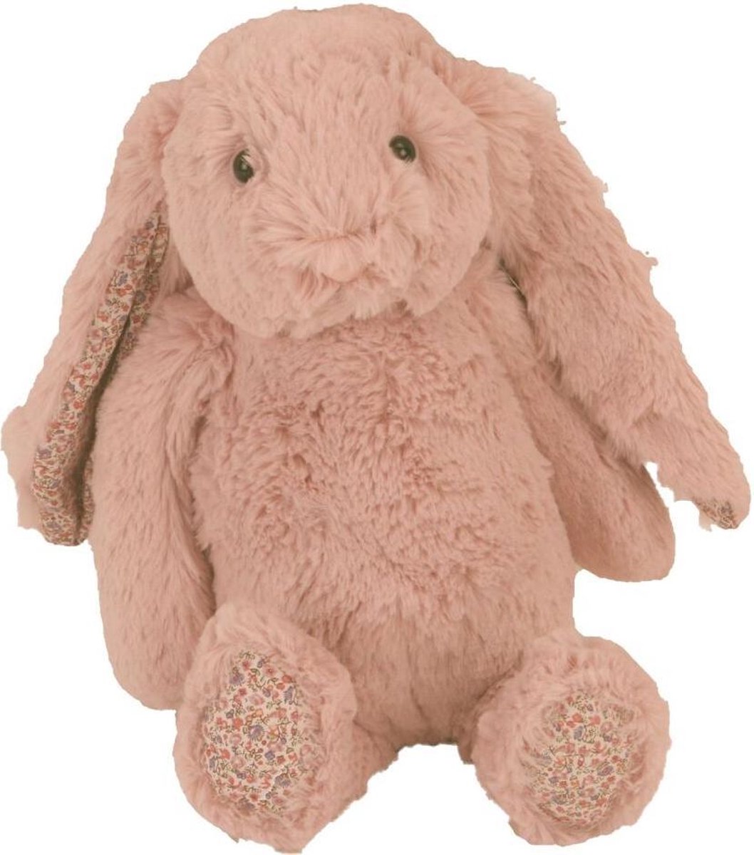Pluche Knuffel Haas 25 cm Roze
