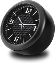 Quartz auto klokje Metaal Hoge kwaliteit - Opplakbaar op dashboard of in ventilatierooster klikken - 2-delig - Demonteerbaar - Chique - Sport - Tijd Autoklok Quarz - Horloge