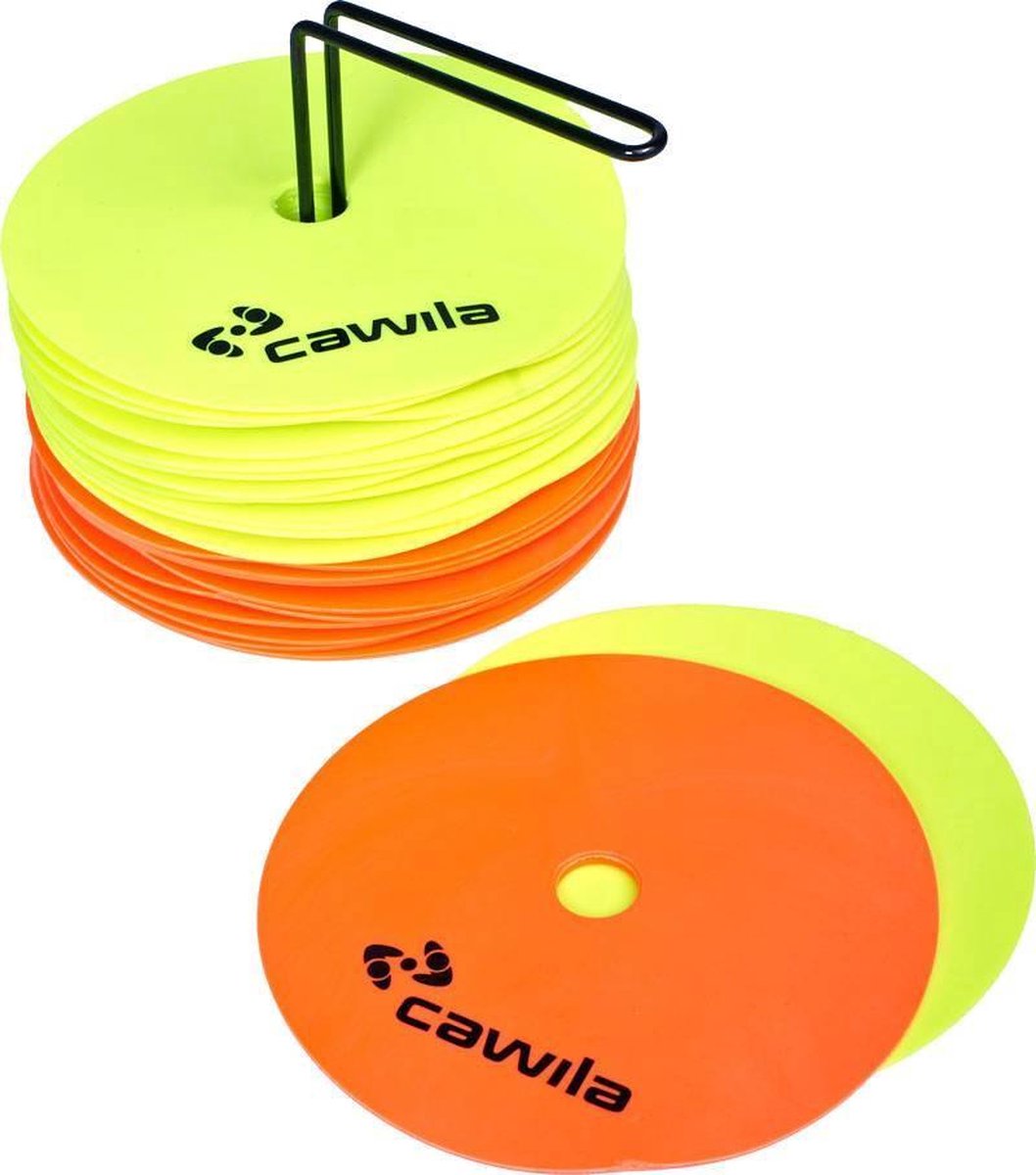 Foormarkers Cawila - 24 stuks - Markeringsschijven - Afbaken schijven