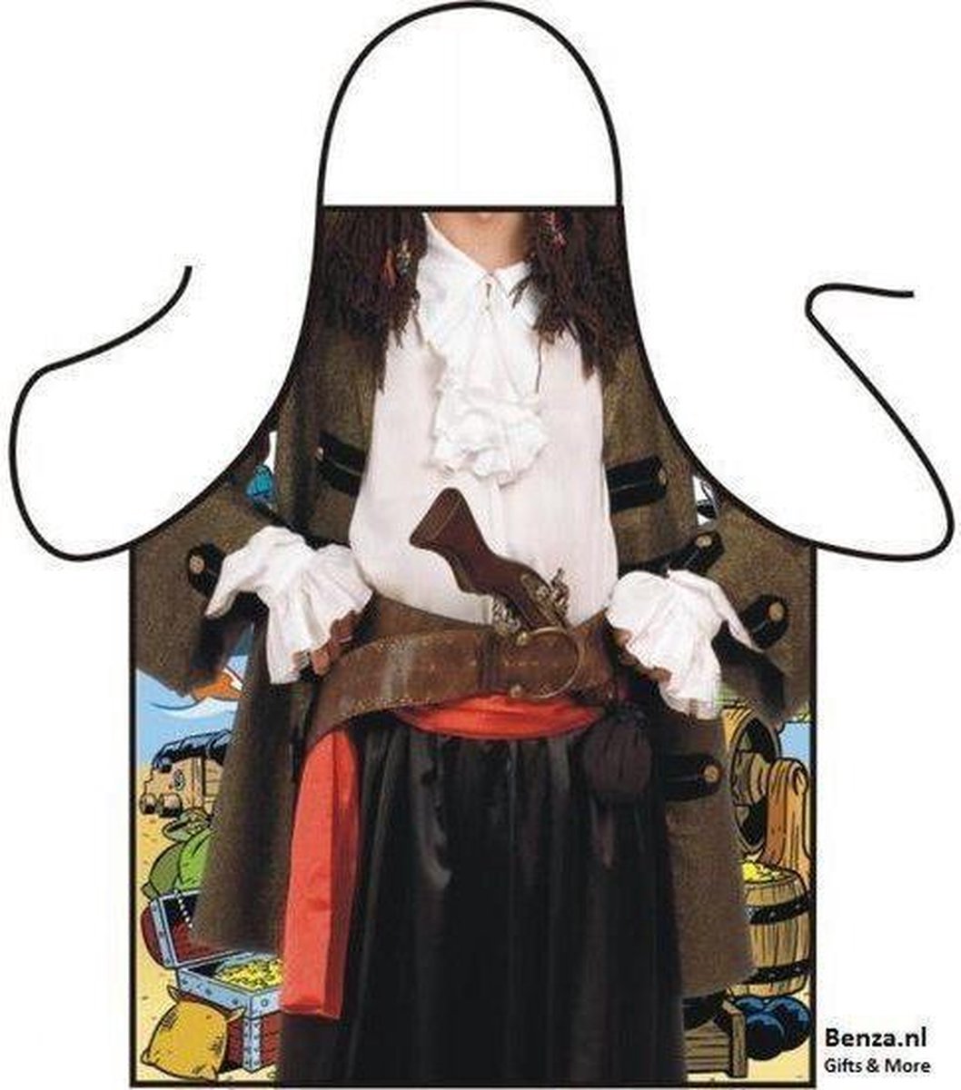 Pirate/Piraat - Sexy Grappig Leuk Schort Keukenschort