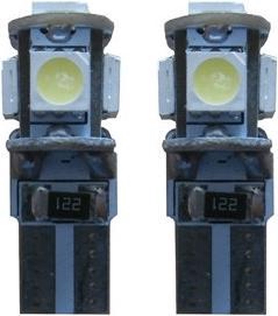 Canbus LED 5 SMD W5W binnenverlichting groen