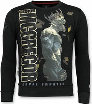 Local Fanatic Notorious Trui - King Mcgregor Sweater Heren - Zwart - Maten: L