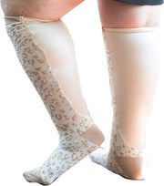 Luipaard - wit 35 - 41 - Xpandasox