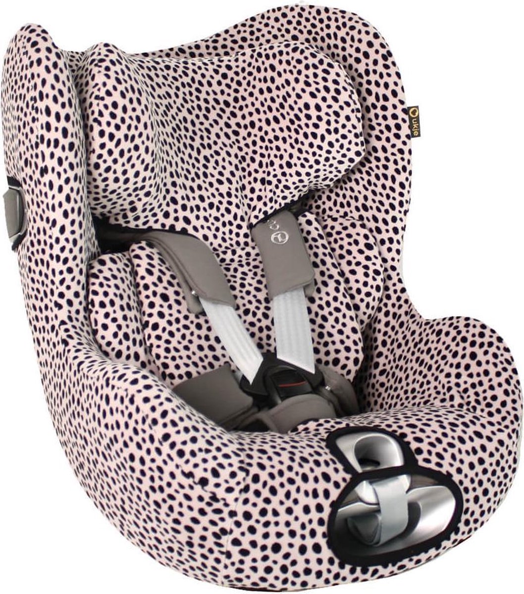 Ukje - Cybex autostoel hoes Cybex Sirona Z - Roze stip