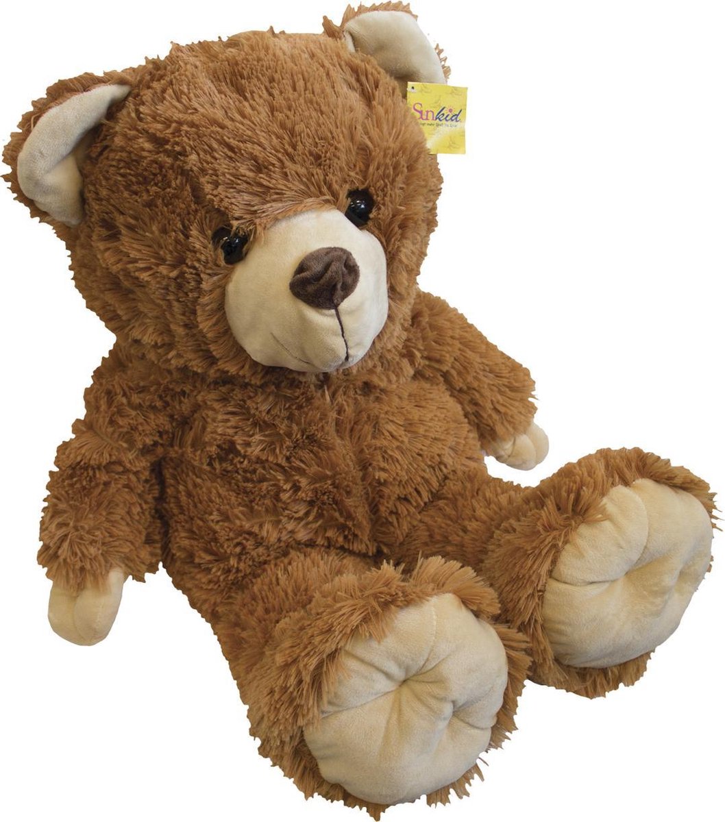 Donkerbruine beer pluche 65cm