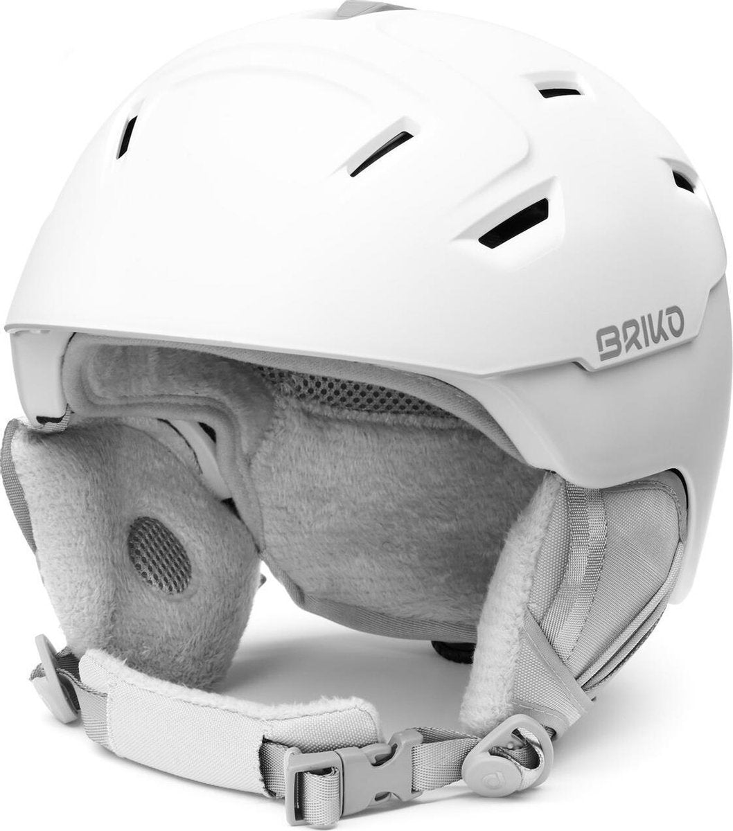 Briko Crystal Helmet Matt Pearl White - Maat S