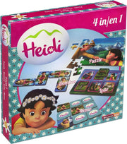 Heidi - Bordspel - 4 in 1 - 4 spellen; puzzel