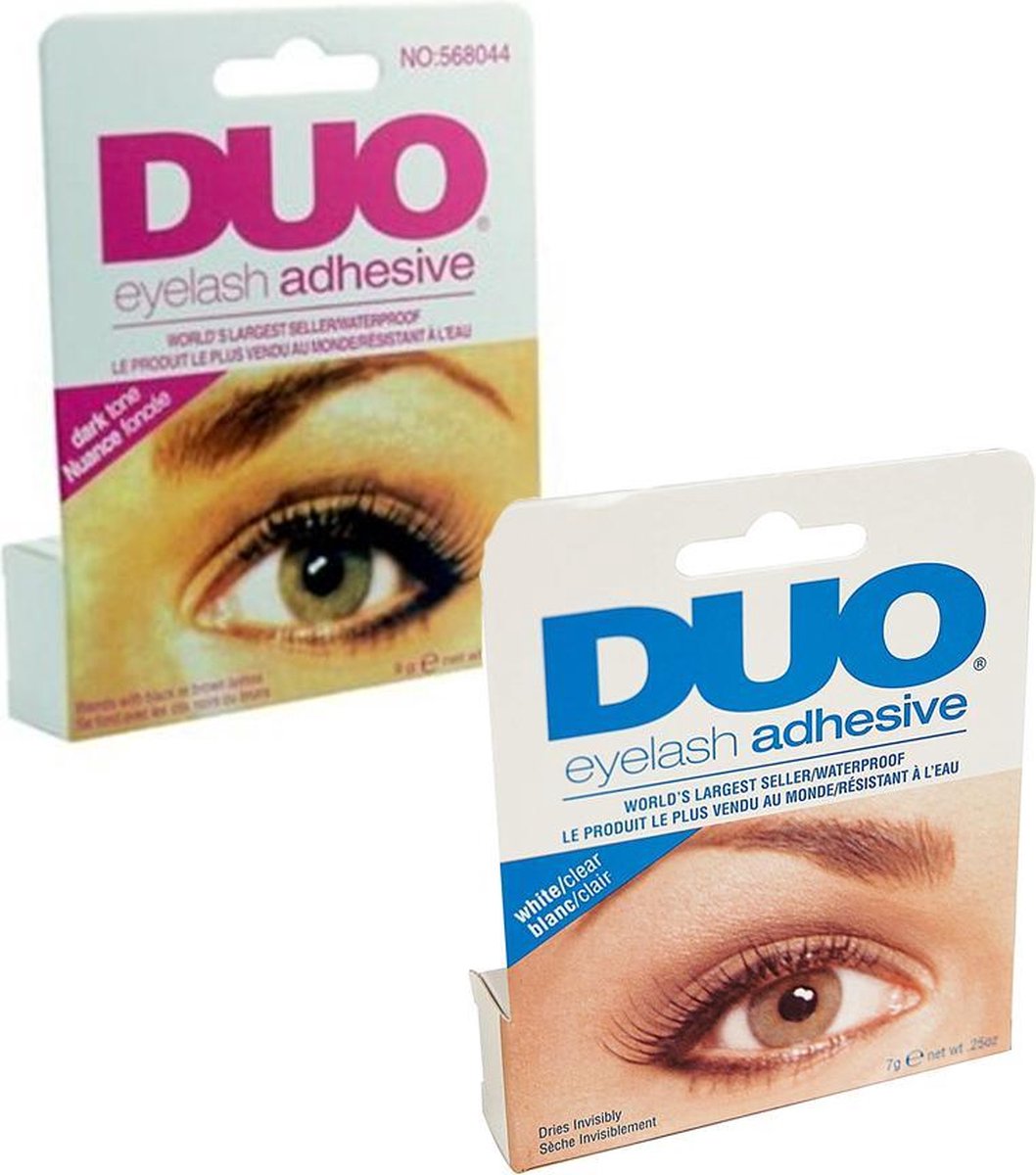 Duo Eyelash Adhesive Wimperlijm - Clear en Dark COMBO