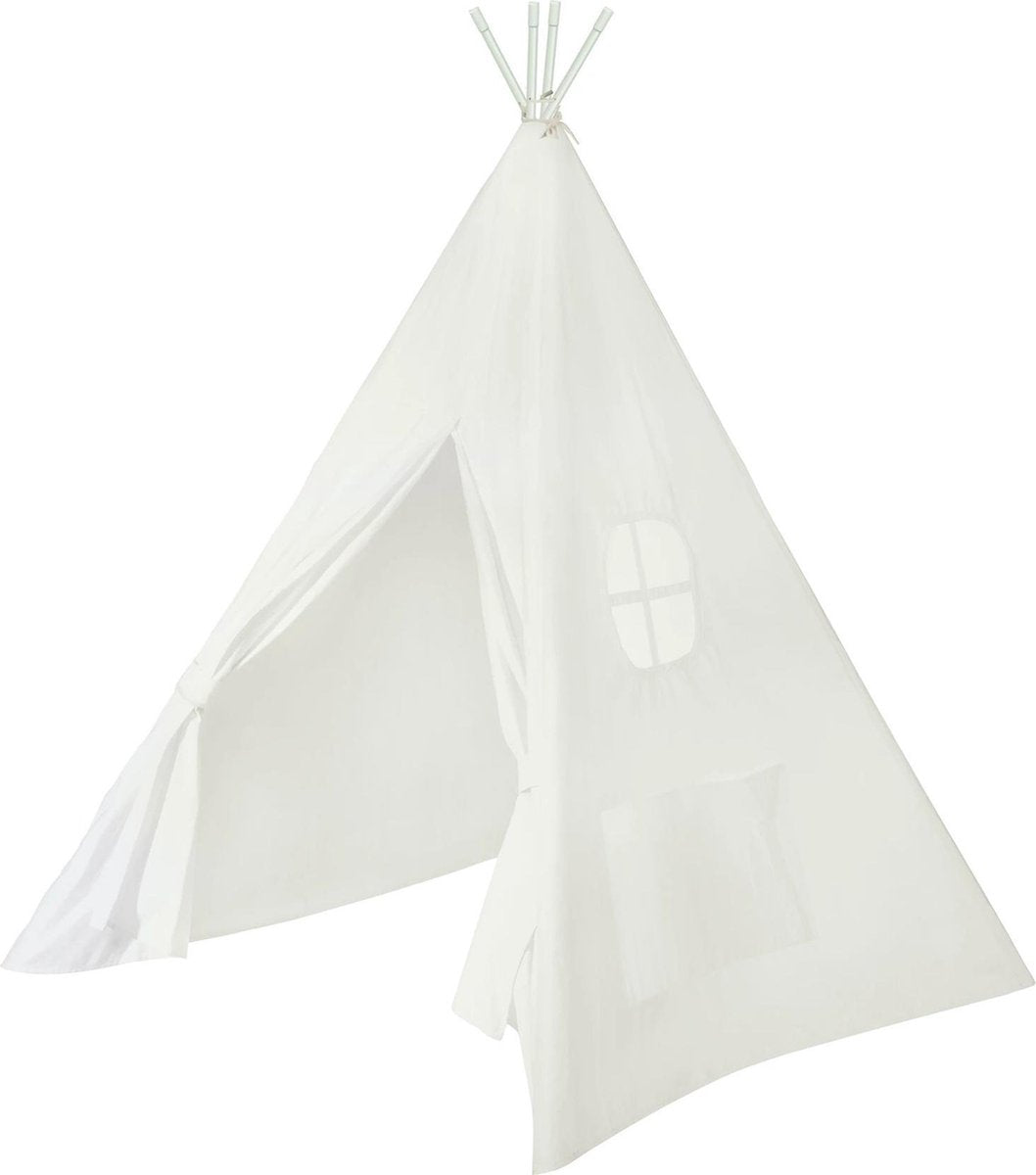 Roba Tipi Speeltent Junior 117 X 110 X 156 Cm Canvas Wit