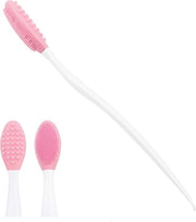 Gezichtsreinigerborstel - Daily Lip Scrubber - Professionele gezichtspeeling - Nose Scrubber - Daily Scrubber - Huidverzorgingsbrush - Licht Roze