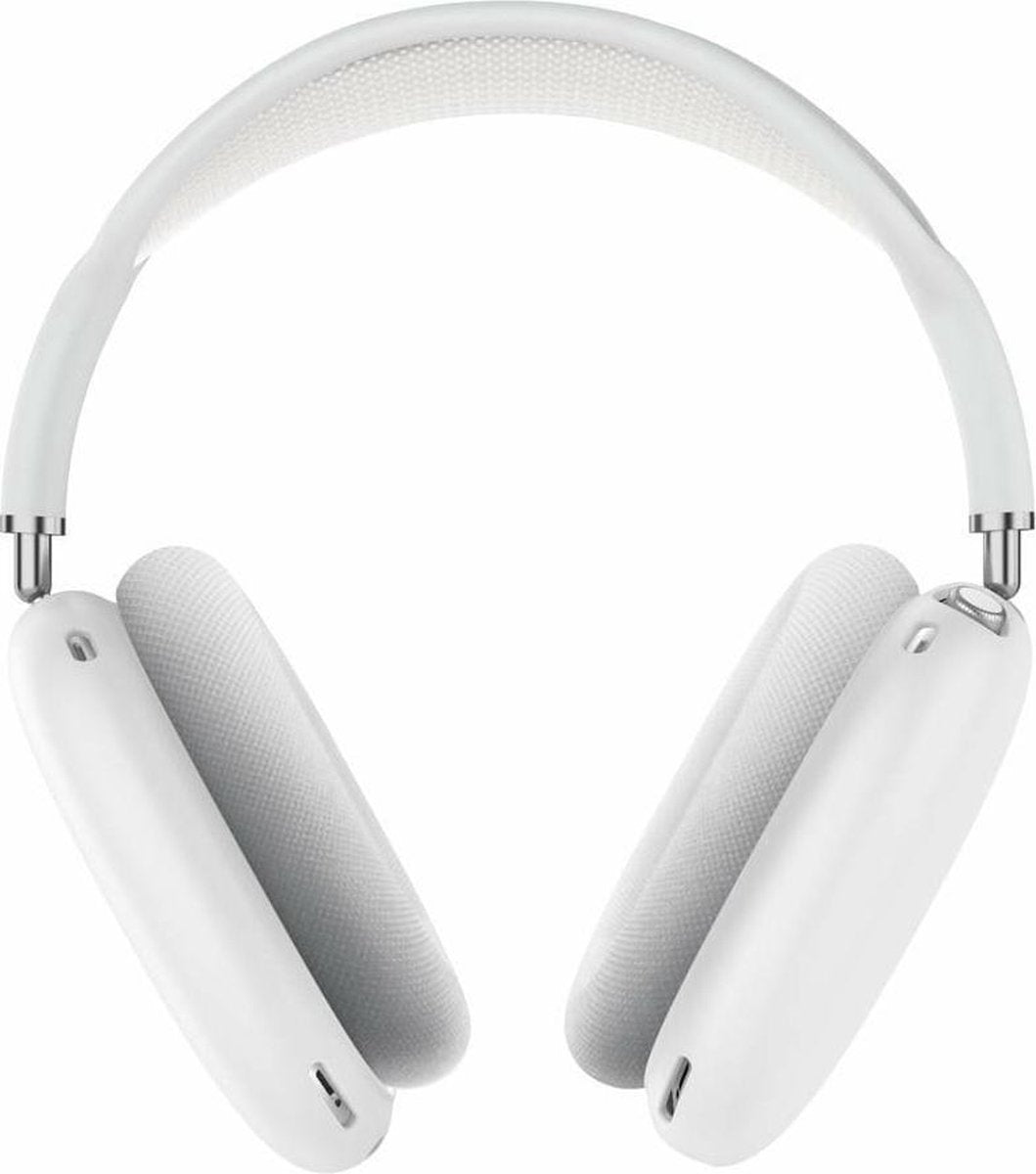 Airpods Max Headset Cover Case - Siliconen Wit | Watchbands-shop.nl