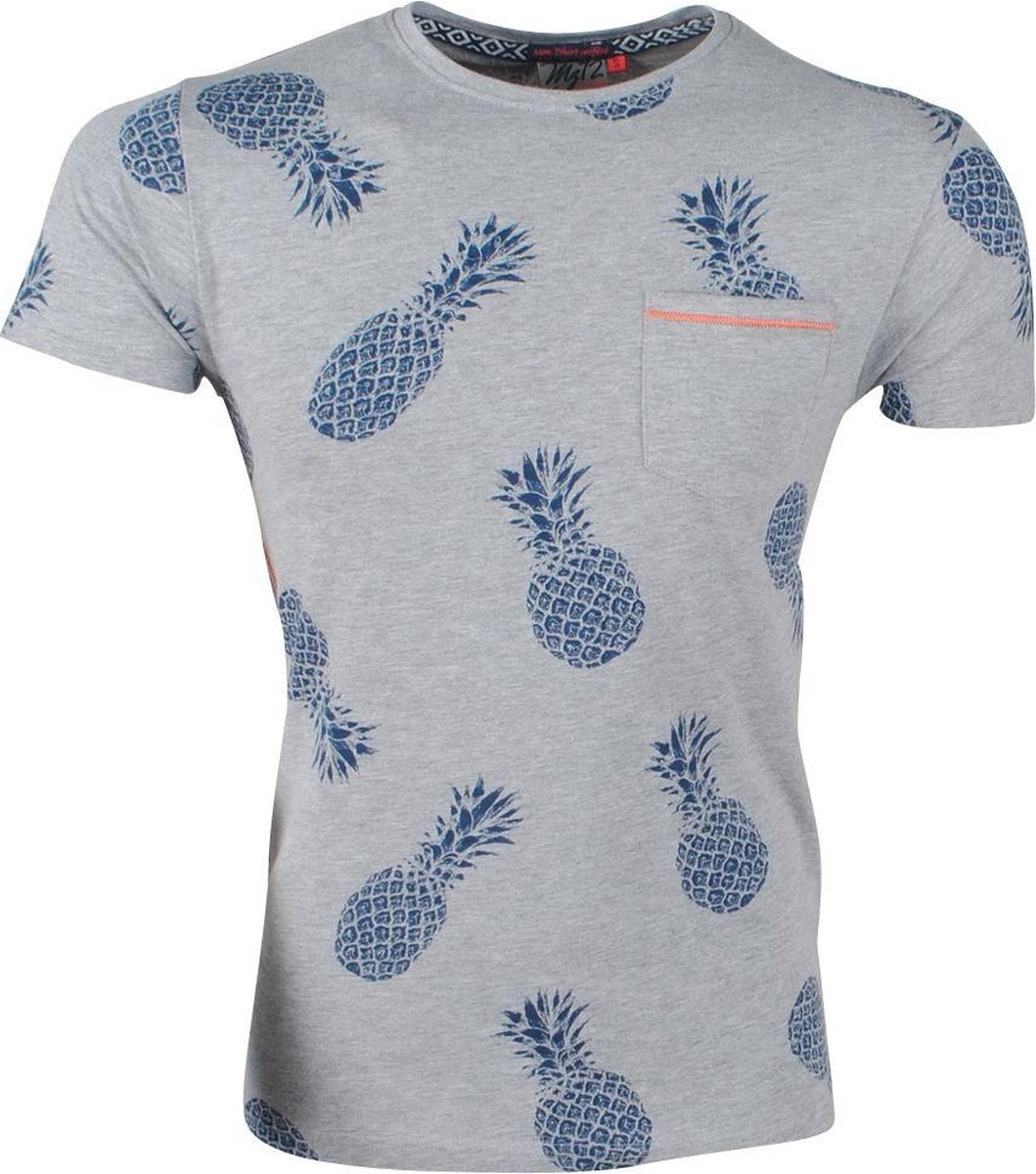 MZ72 - Heren T-Shirt - Torsade - Grijs