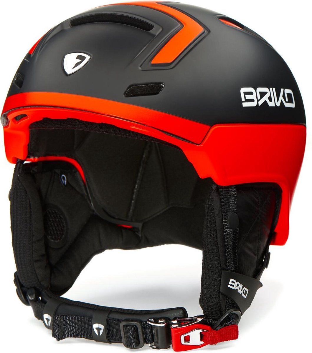 Briko Stromboli Ski helmet MATT BLK ORANGE FLUO - Maat XL