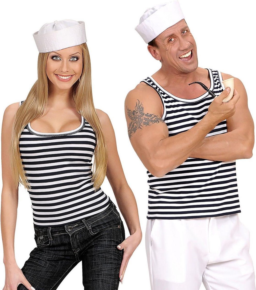 "Matrozen t-shirt voor volwassenen  - Verkleedkleding - XL"