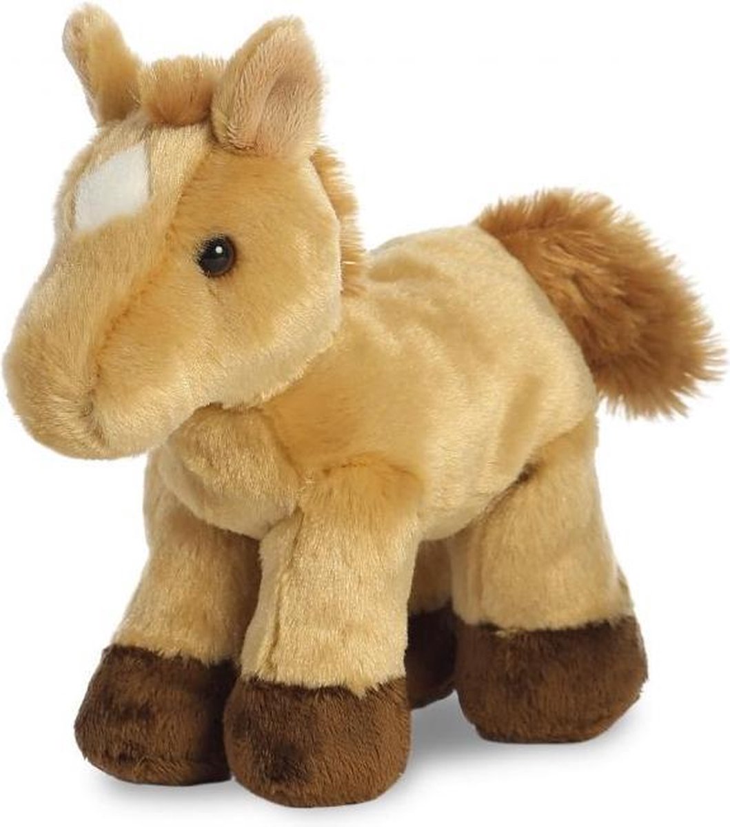 Aurora Knuffel Mini Flopsie Prancer Paard Lichtbruin 20