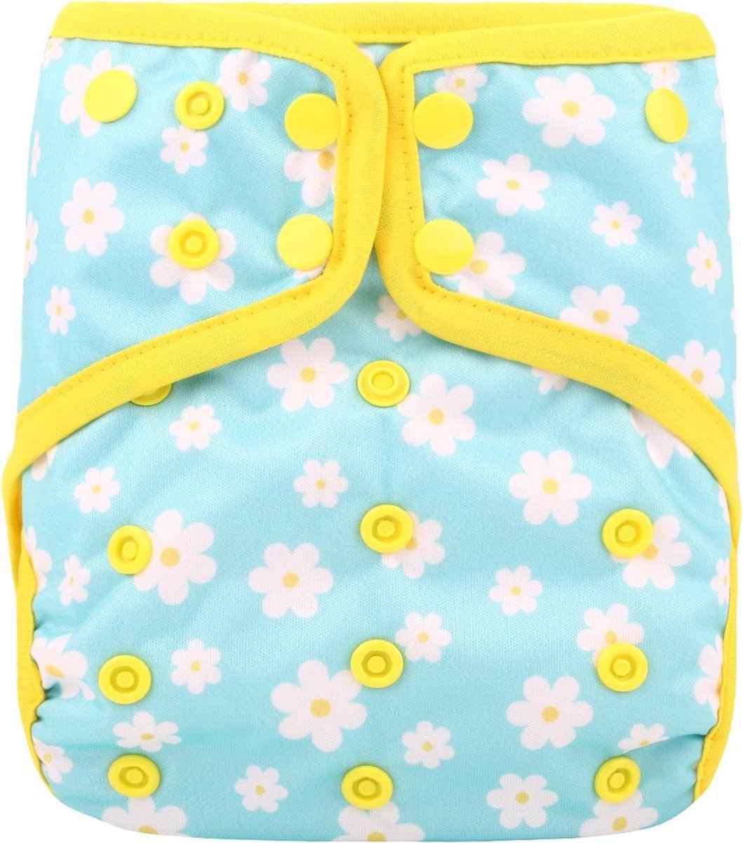 Luierbroekje – Madelief | HappyBear | Overbroekje | Wraps | Tweedelig systeem | Wasbare luiers