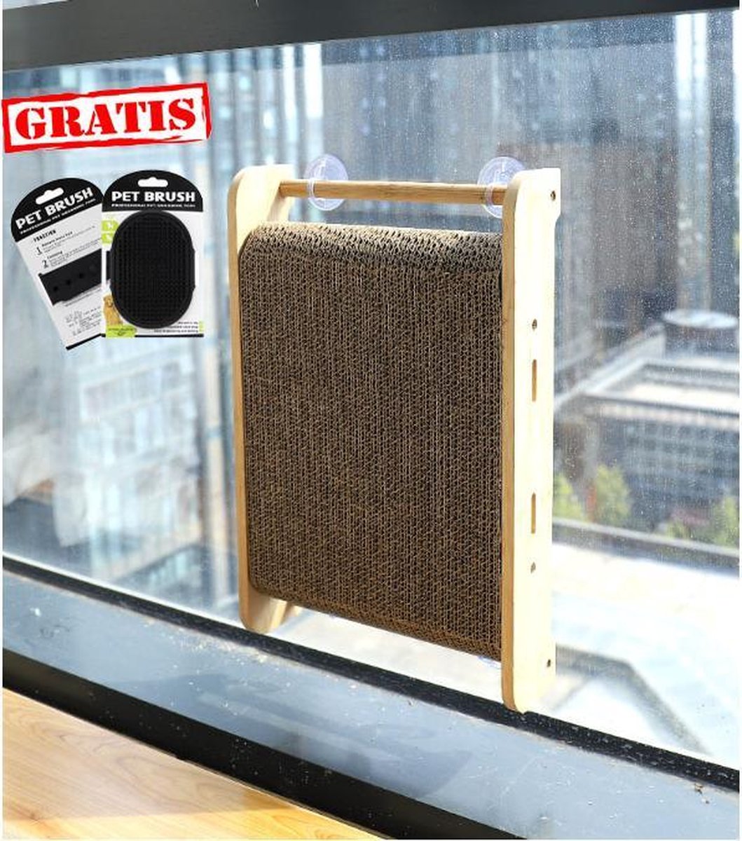 Reayou Krabplank Met Kattenkruid Beige 46X25X5CM