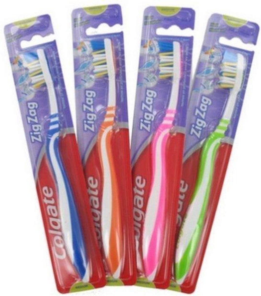 Colgate Tandenborstel ZigZag Medium - 12 Stuks