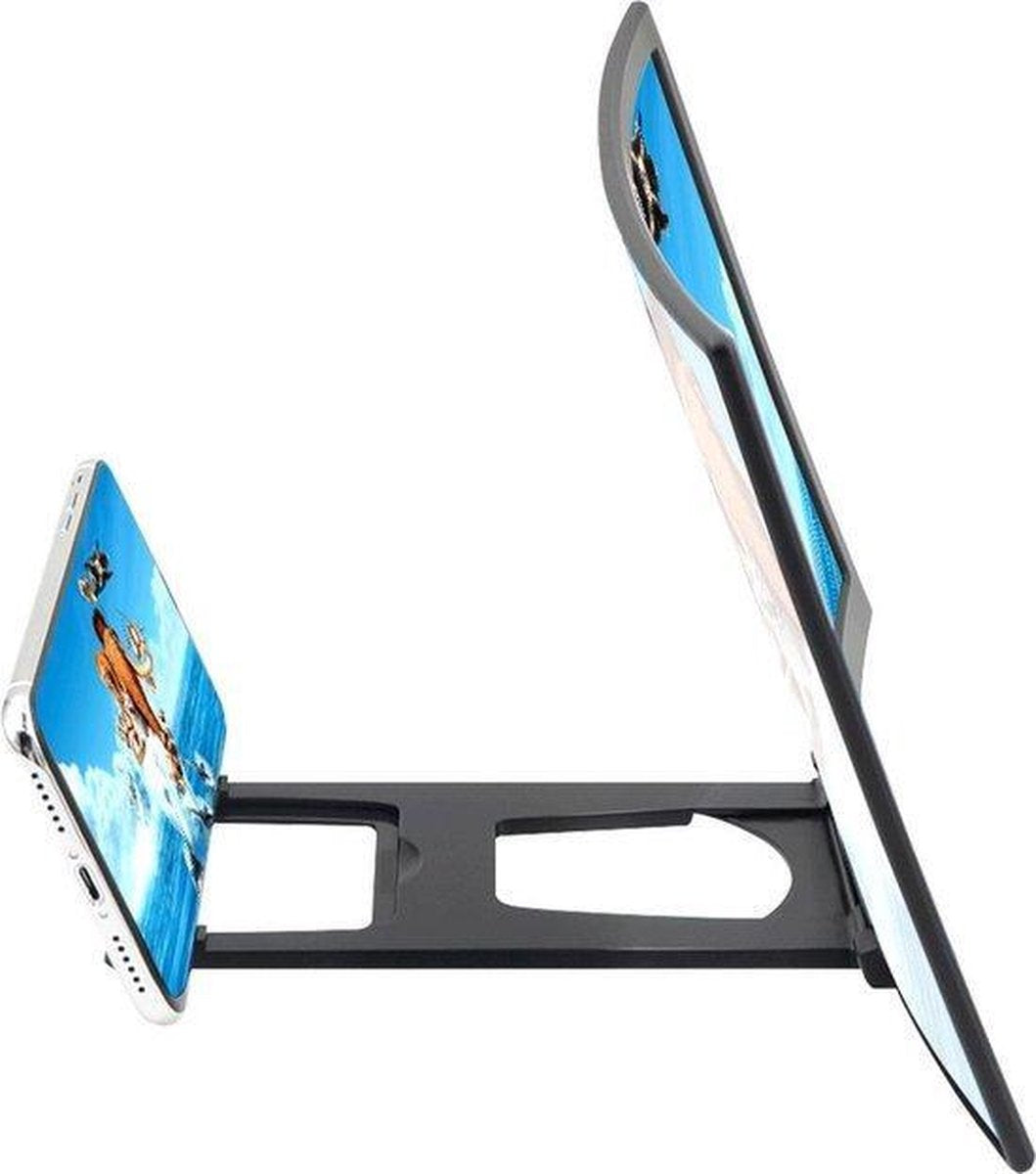 Schermvergroter smartphone - schermvergroter telefoon - vergrootglas voor smartphone - schermvergroter voor smartphone - 12 inch beeldschermvergroter