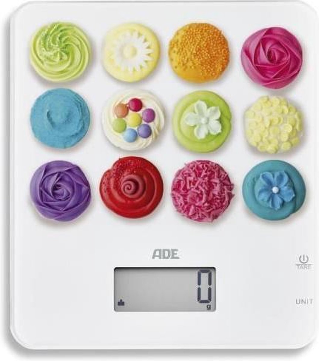 ADE KE 1721 Elektrische weegschaal - Tiffany-decoraties - 5kg / 1g