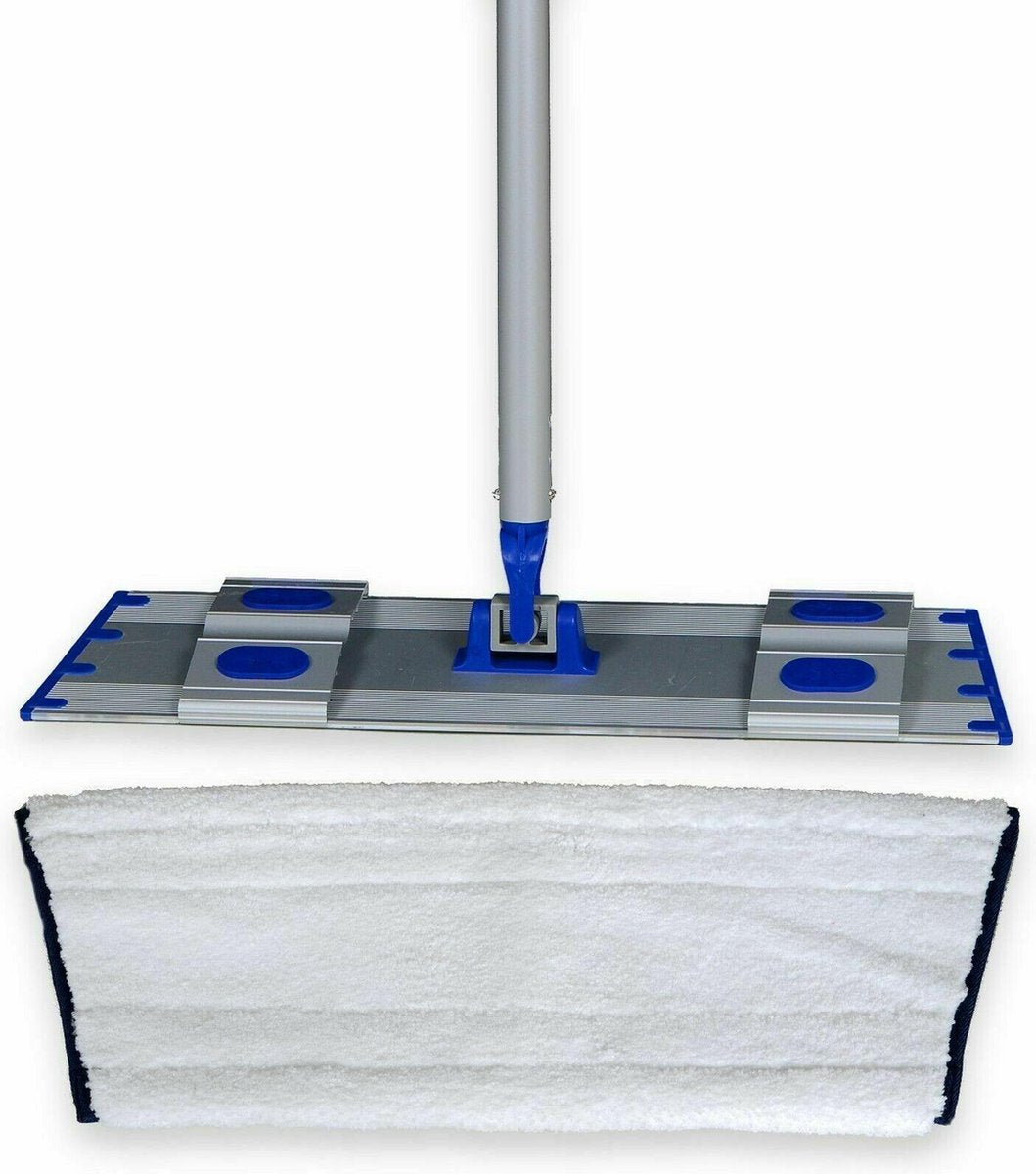winwinCLEAN 'Mr. Blue Flexible' 40cm + Vloervezel Micro Standaard