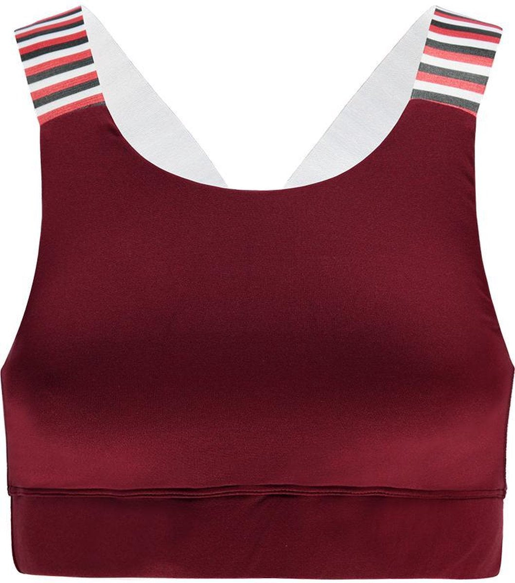 Re-Born Sport Beha X-over Dames - Burgundy - Maat L