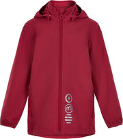 Minymo Softshell Jas Junior Polyester Rood Maat 80