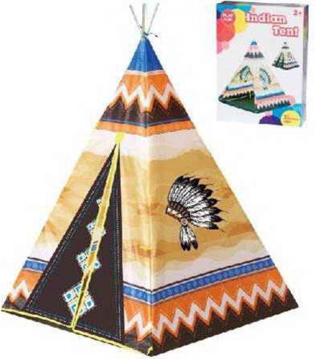 Playfun Indianentent 95x95x130cm