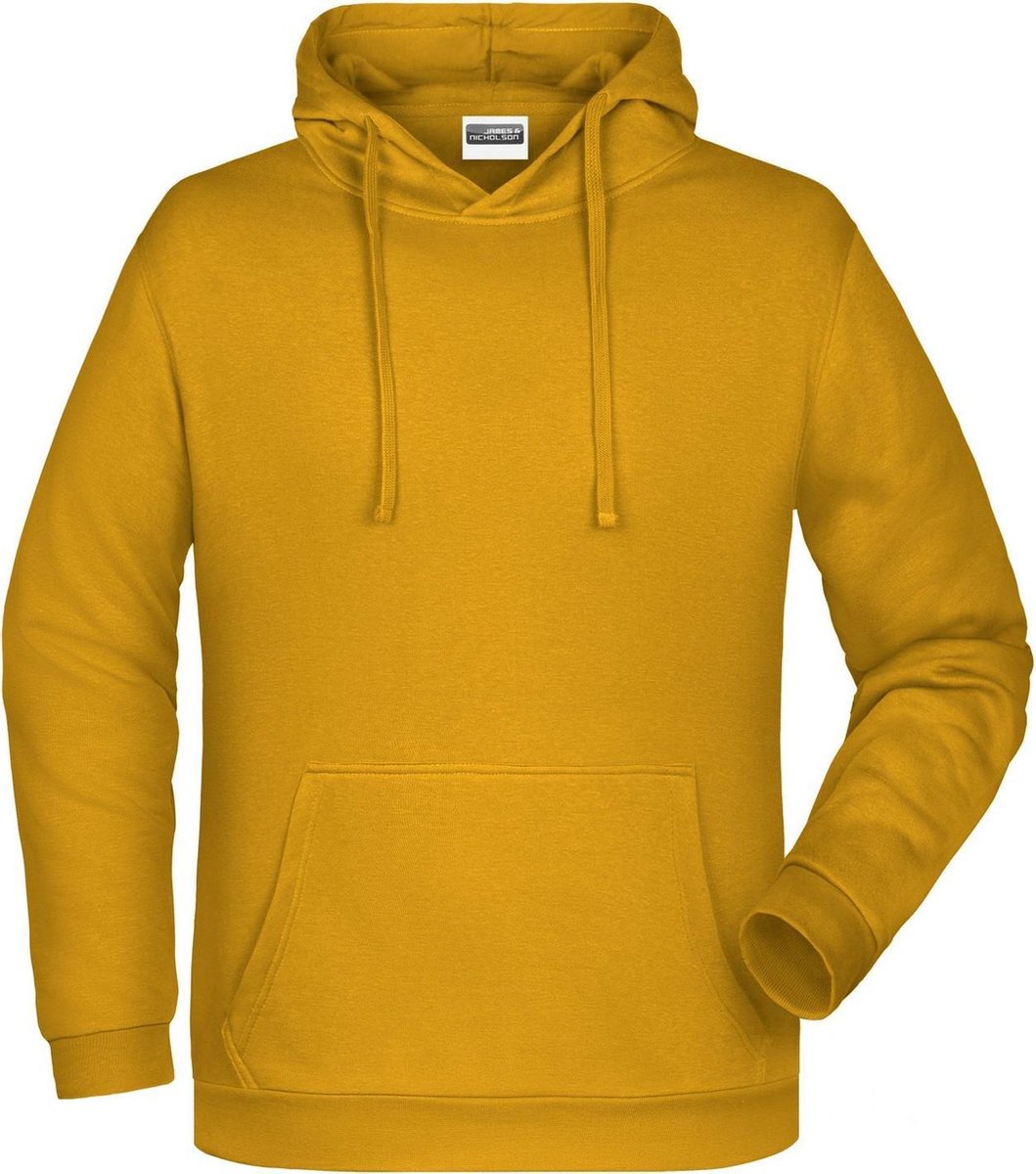 James And Nicholson Heren Basis Hoodie (Goudgeel)