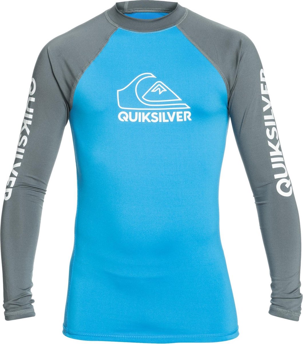 Quicksilver - UV-zwemshirt voor tieners - Longsleeve - On Tour - Helderblauw - maat 176cm