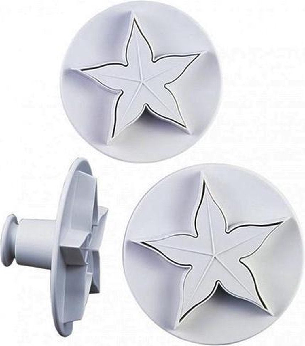 Plunger cutter - set van 2 lelie bloemen - Städter